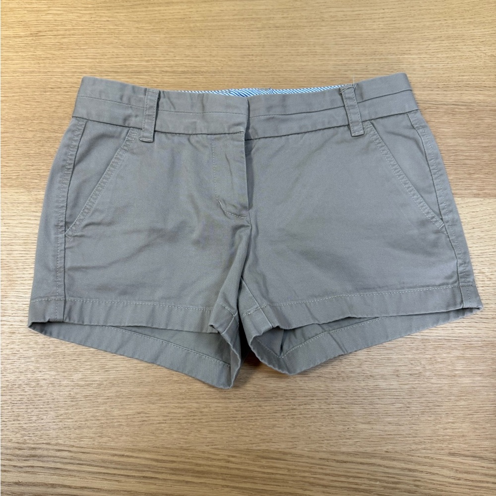 Jcrew Women's Cotton Chino Shorts Khaki